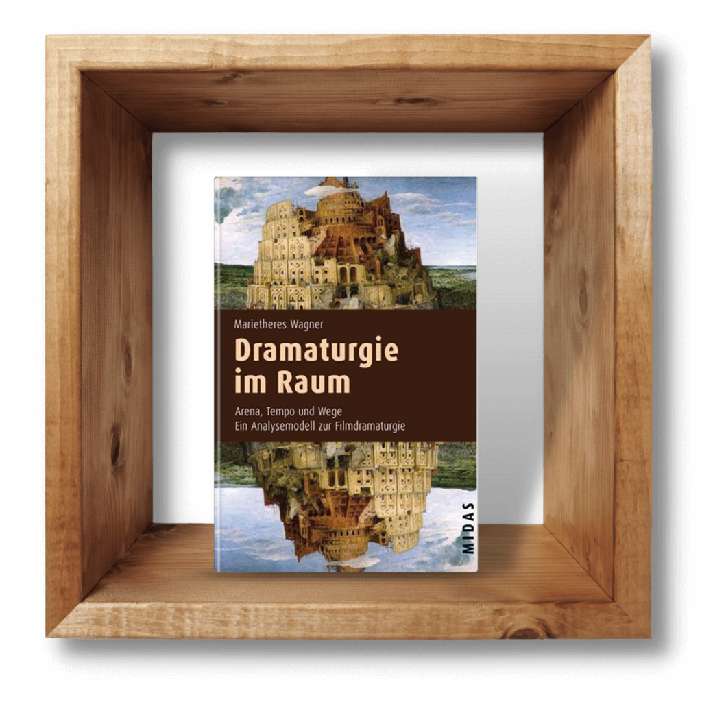 Buch Dramaturgie im Raum im Holzrahmen von Marietheres Wagner
